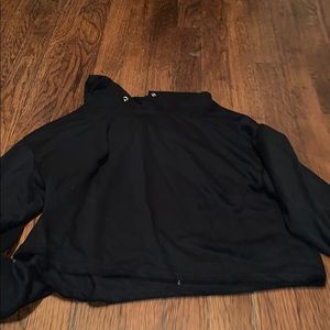 Medium crop top hoodie